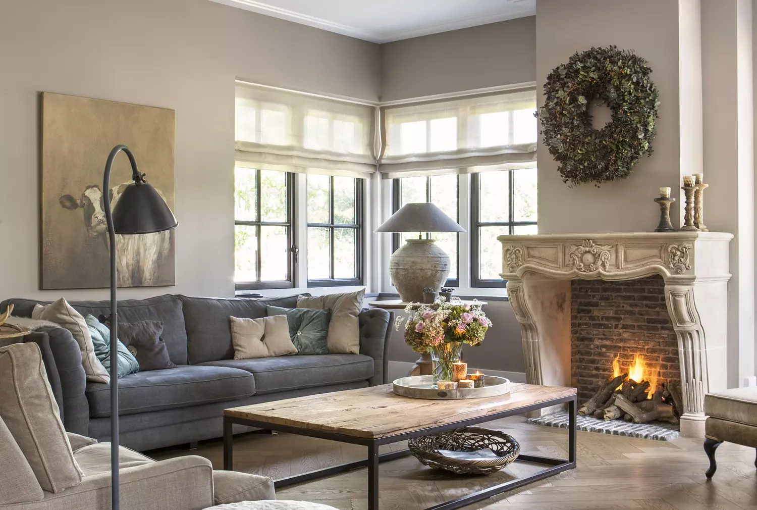 sierlijke franse open haard