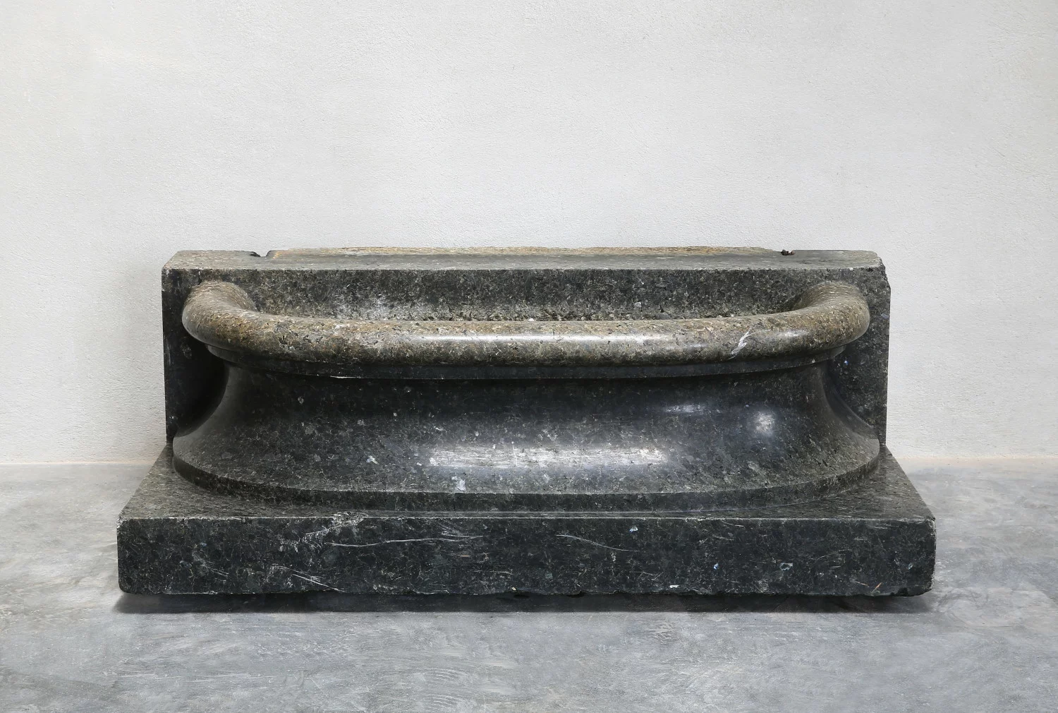 antieke marmeren muur fontein