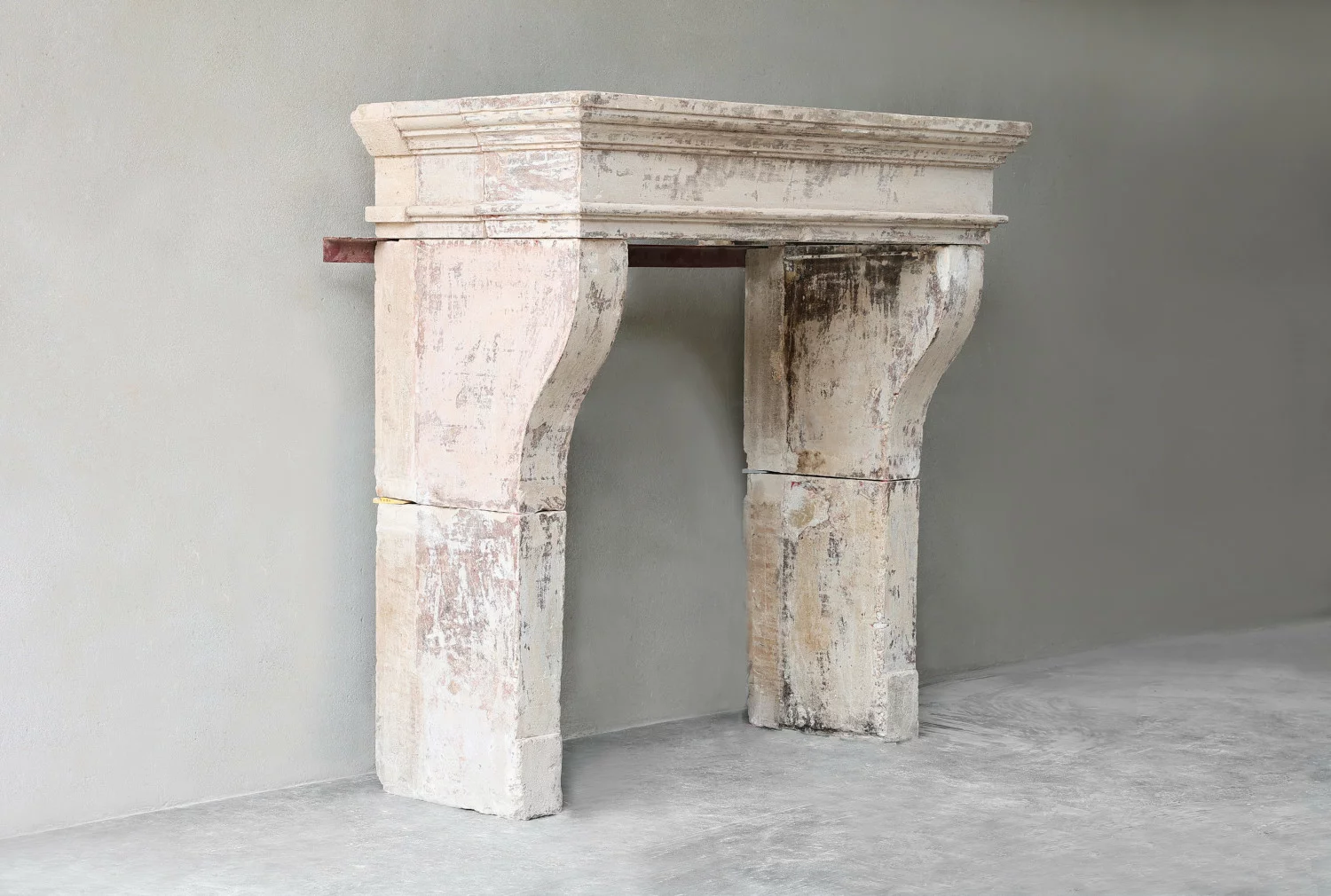 franse kalkstenen open haard