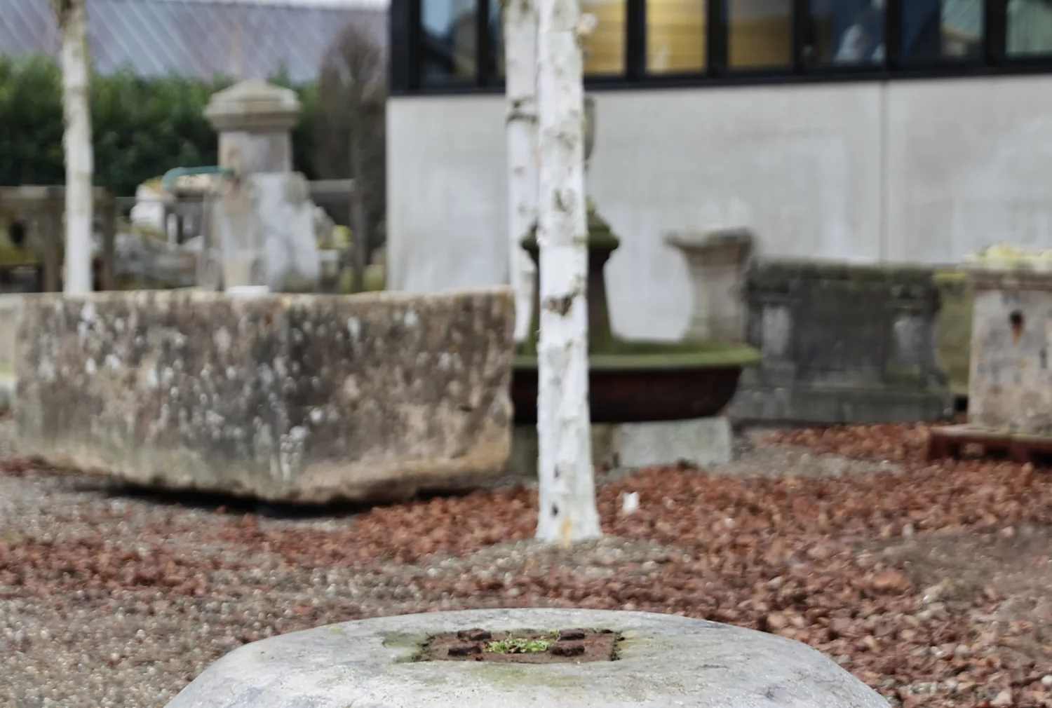 oude molensteen van Belgisch hardsteen