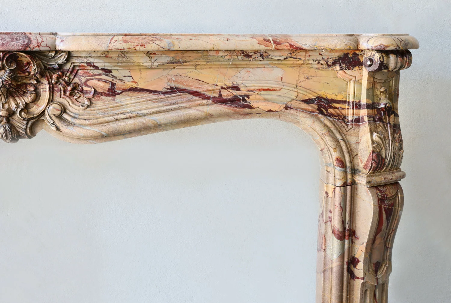 sarrancolin marmeren open haard