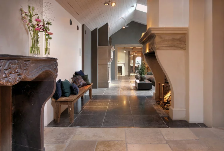 showroom antieke belgisch hardsteen