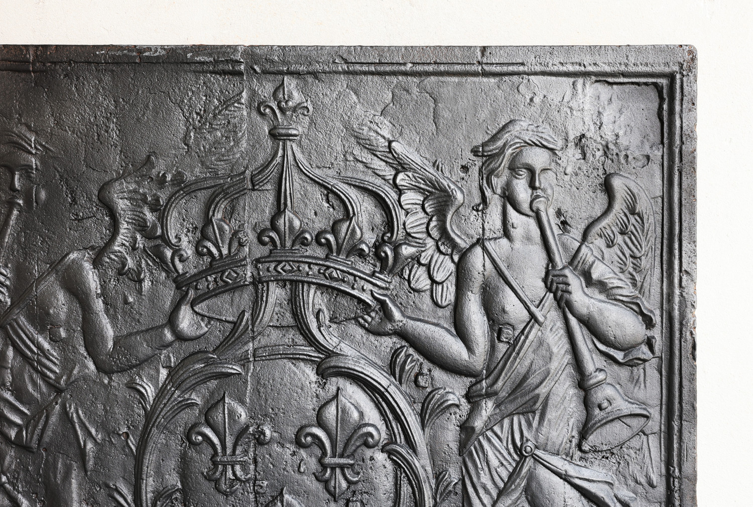 gietijzeren haardplaat