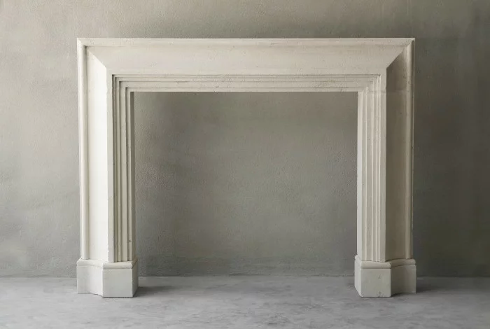 Strakke handgekapte schouw