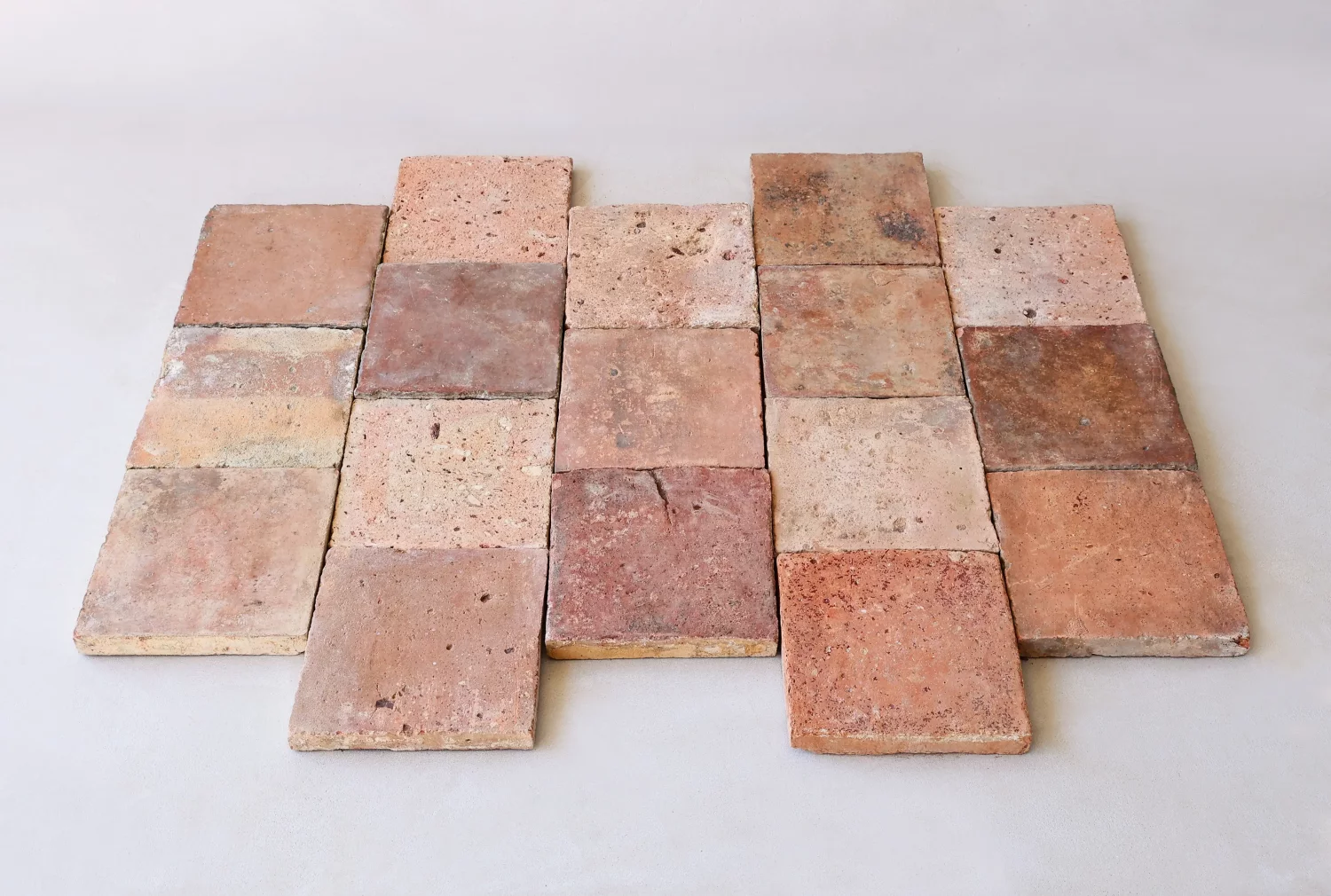 zalm genuanceerde oude franse plavuizen