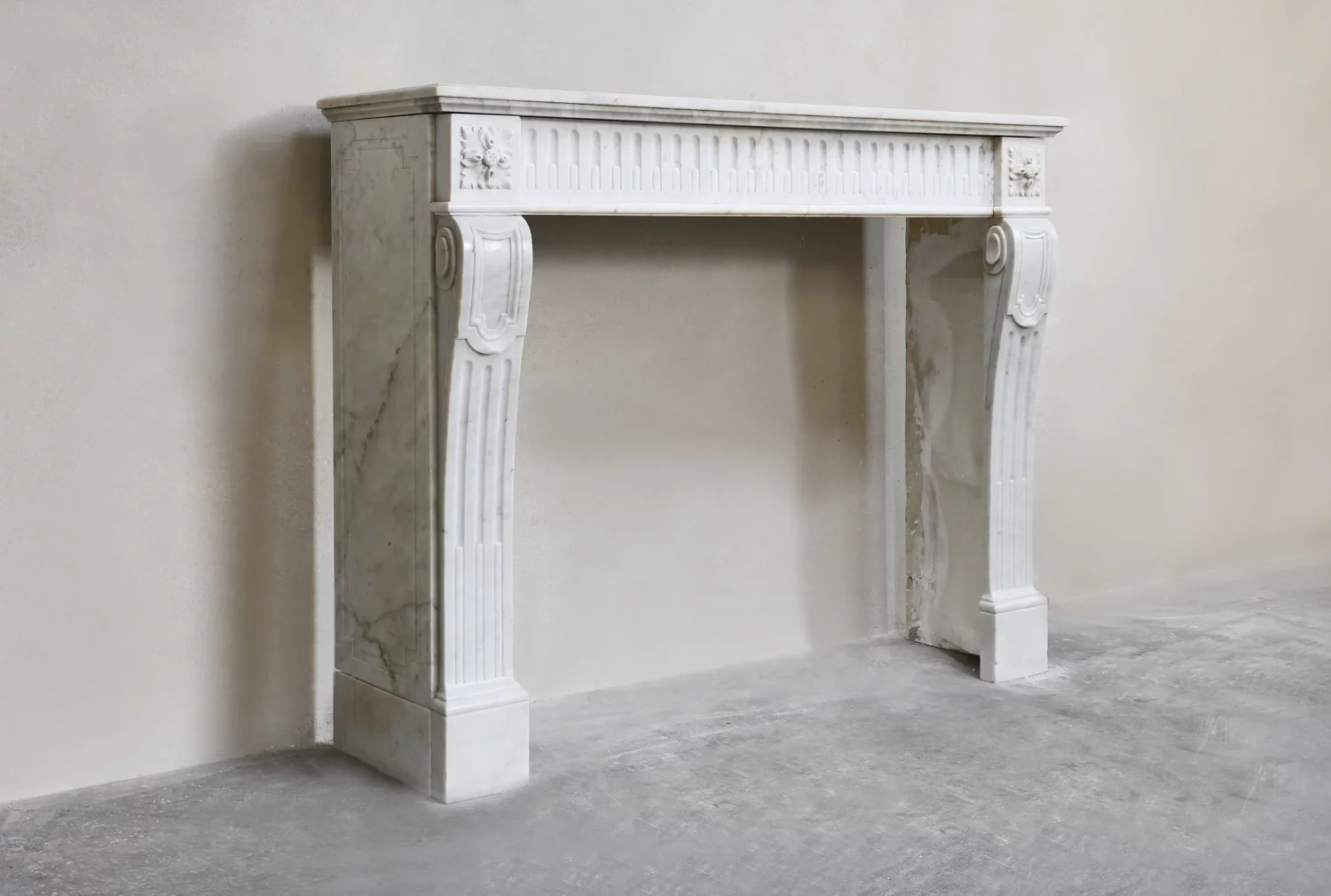 19e eeuwse marmeren mantel