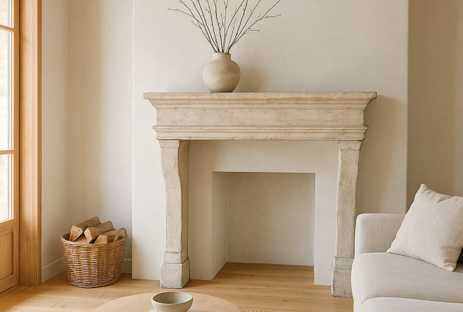 impressie antieke schouw