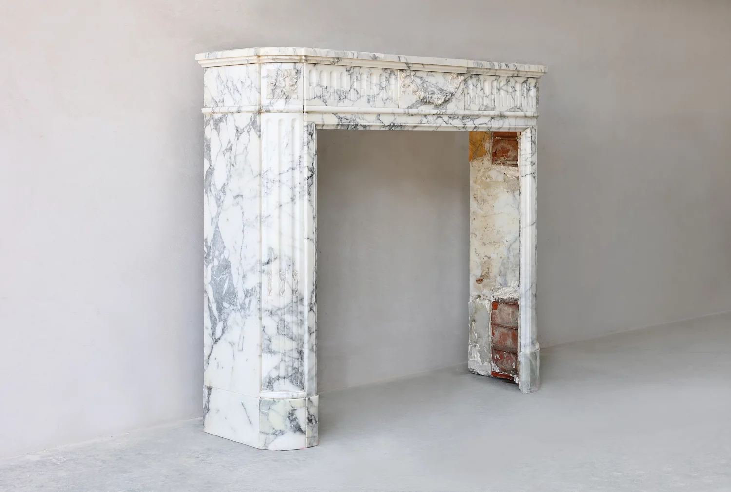 arabescato marmeren mantel