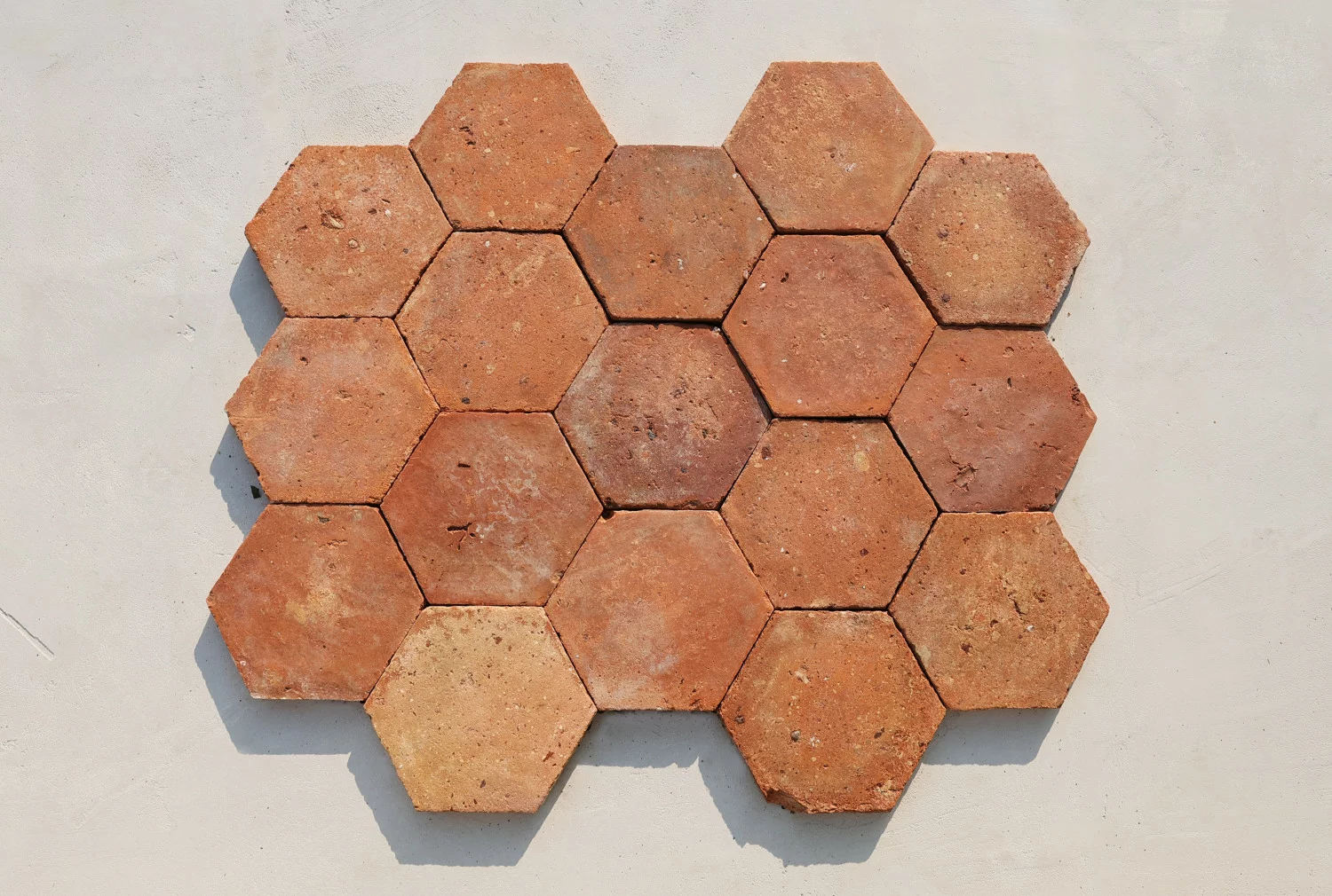 antieke hexagonale plavuizen