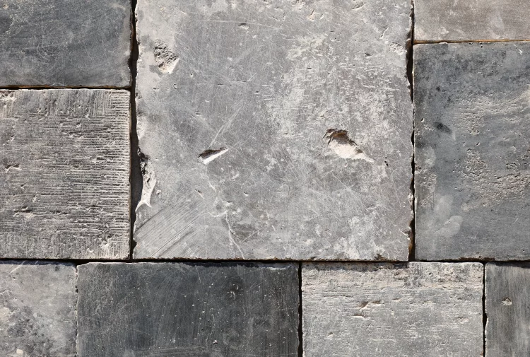 Oude blauwsteen dallen