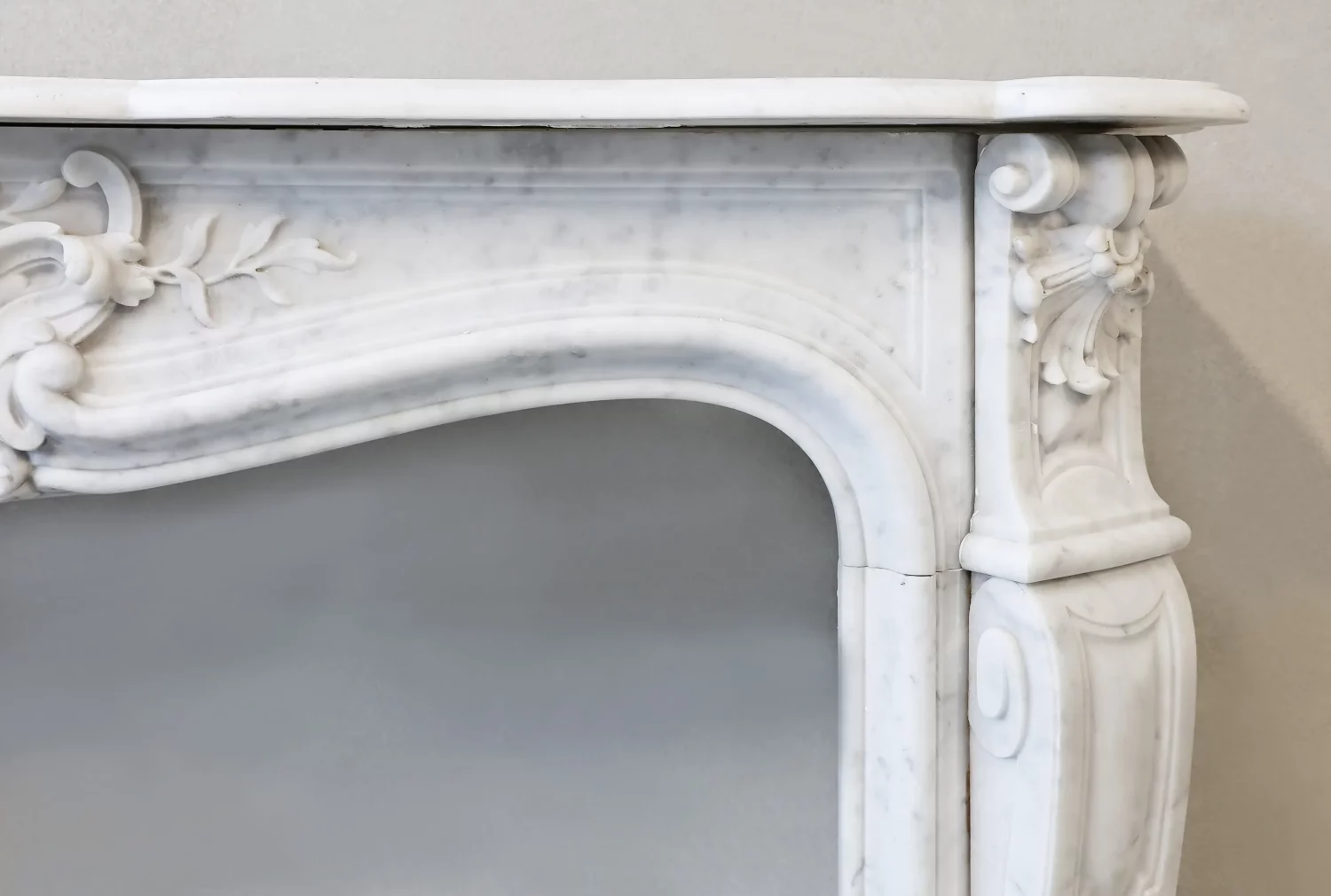 19e eeuwse marmeren chimney