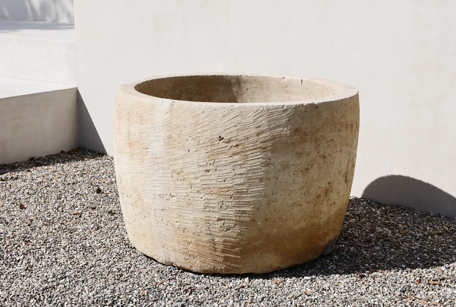 oude franse kalkstenen planter