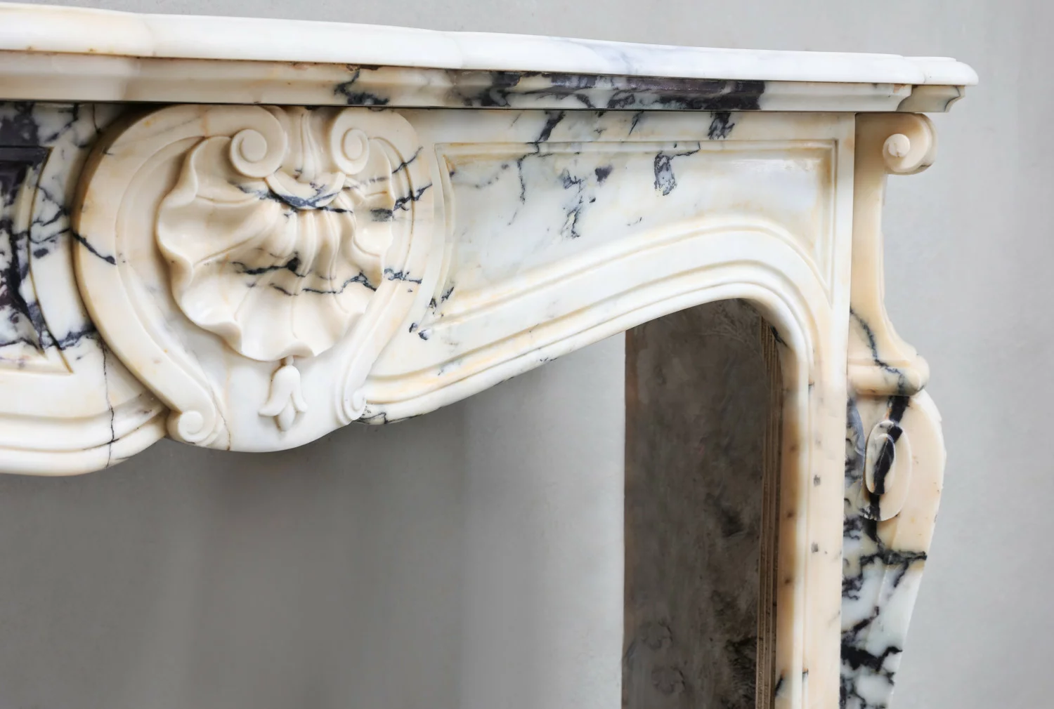 unieke marmeren schouw